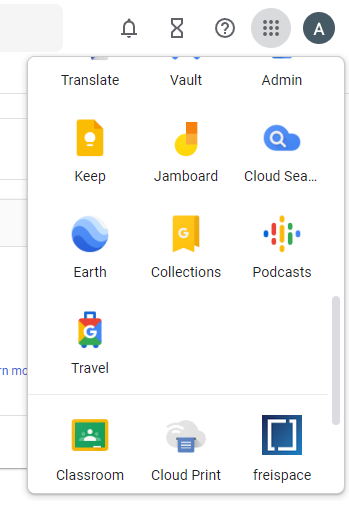 Google Workspace screenshot