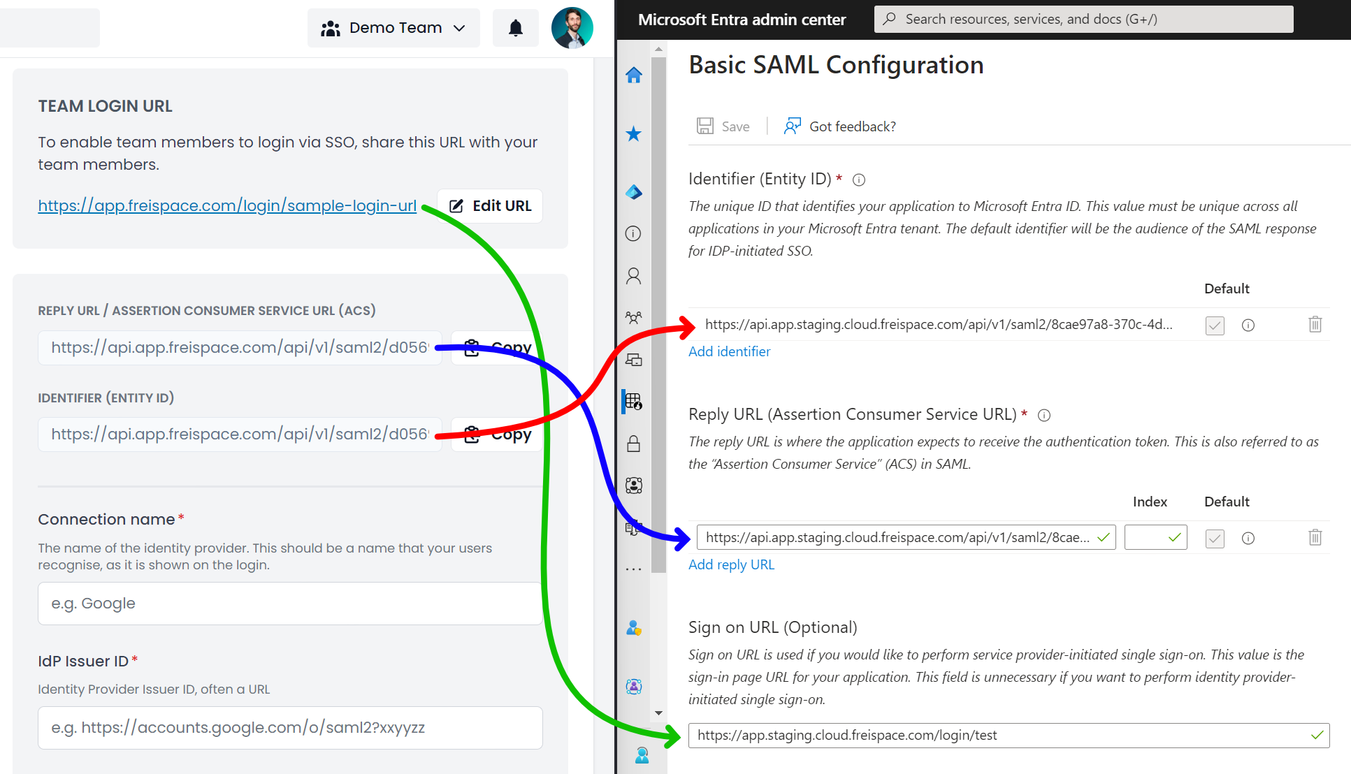 Microsoft Entra admin center screenshot