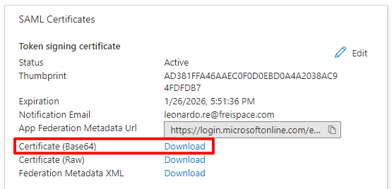 Microsoft Entra admin center screenshot